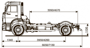 ШАССИ KAMAZ-53605-48 (A5)